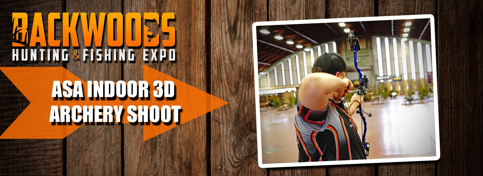 Backwoods ASA indoor 3d archery shoot